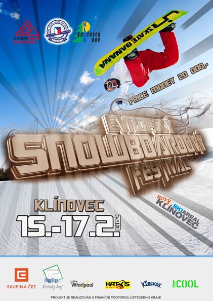 Snowboardová freestyle tour 2013 startuje 15.února na Klínovci !