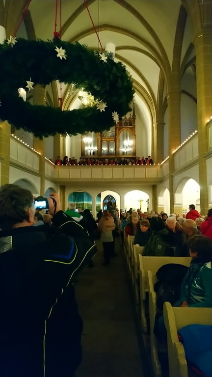 Cíl adventního pochodu - koncert