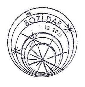 Tradiční Božídarské, vánoční razítko, bez kterého by nebyla Ježíškova pošta