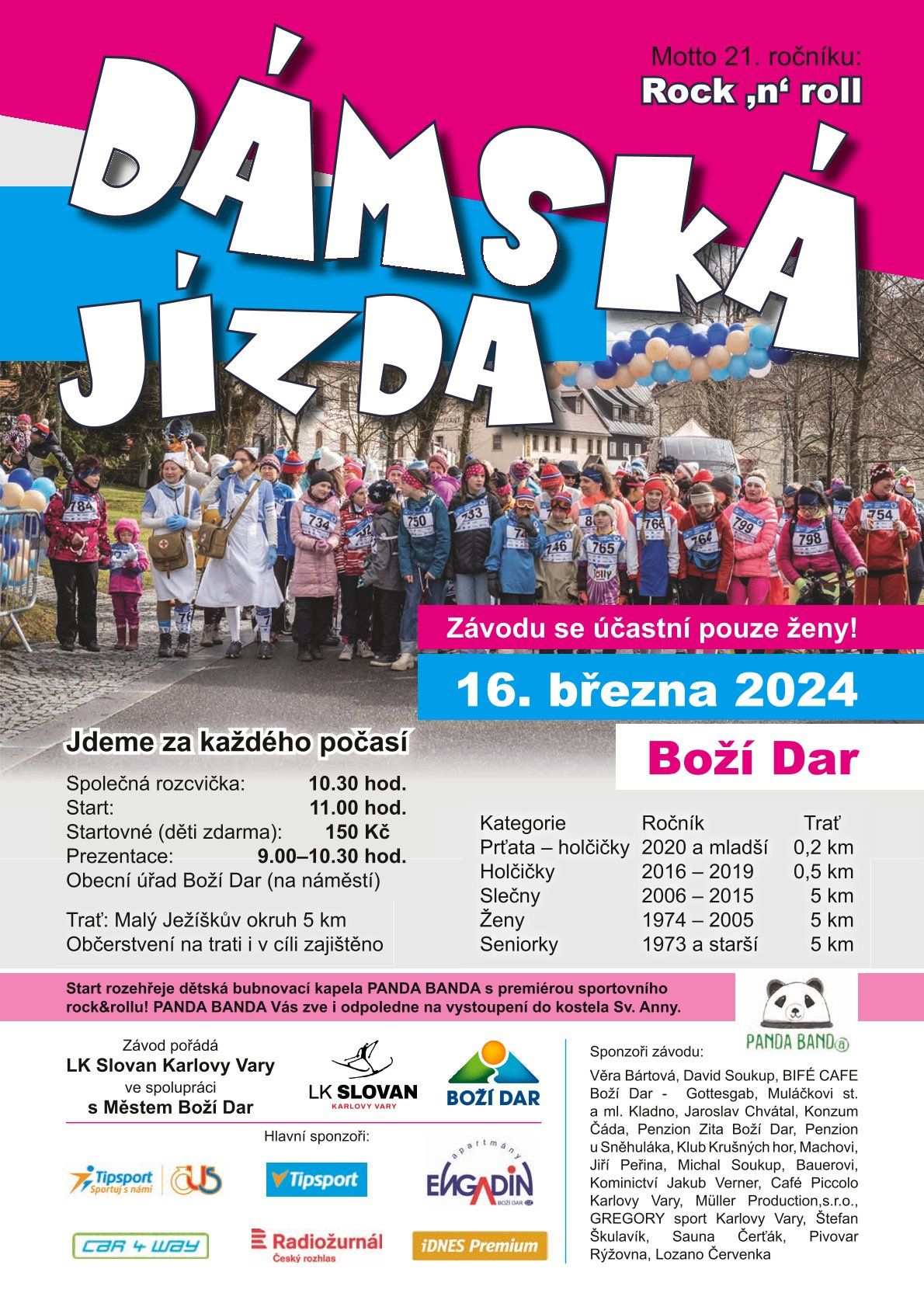 Blíží se 21. ročník Dámské jízdy